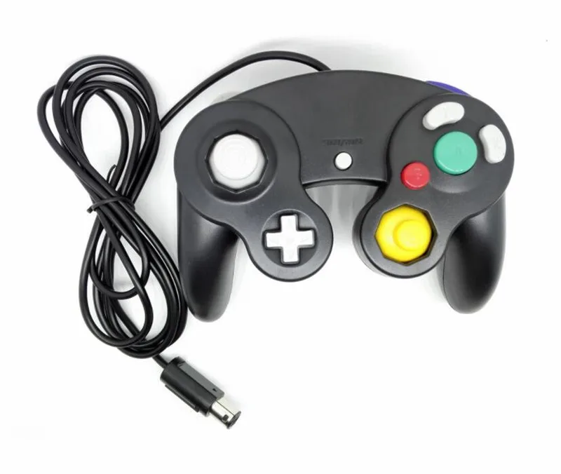 200 шт./лот проводной игровой контроллер геймпад джойстик для NINTENDO GC Game Cube Platinum mix