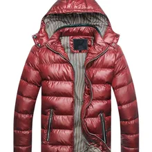 Новая мужская одежда осень и зима новая одежда мужская одежда Вертикальный Воротник отделка теплое однотонное пальто с шапкой