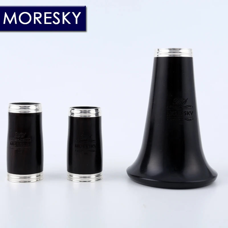 MORESKY Clarinet Wood ebony clarinet Tube 17 Keys Falling Tune B Clarinet Solid wood clarinet M8