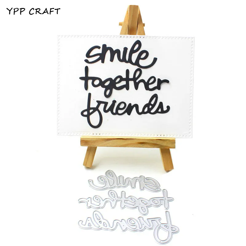 

YPP CRAFT Smile Metal Cutting Dies Stencils for DIY Scrapbooking/photo album Decorative Embossing DIY Paper Cards