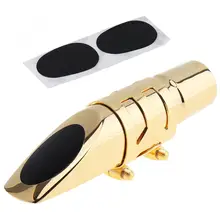 Профессиональный позолоченный металлический альт саксофон мундштук 7 для воспроизведения джазовой музыки