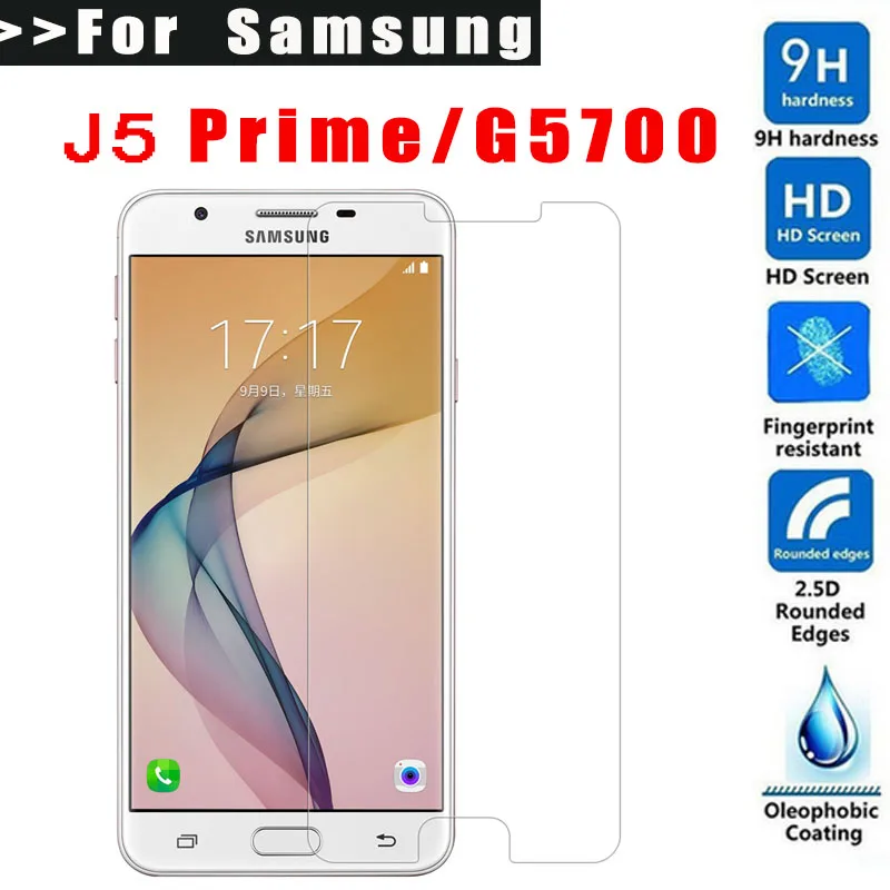 Cuusey HD 0.25 мм закаленное Стекло для Samsung Galaxy J5 Prime G5700 2016 Экран протектор фильм 9 H