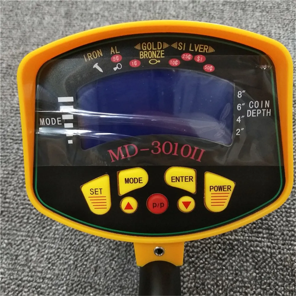 Kopen Professionele Underground Metal Detector MD3010II Schat Gold Digger MD 3010II Lcd Display Hoge Gevoeligheid Zoeken Tool