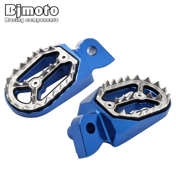 

BJMOTO Motorcycle Aluminum Bike Racing Foot Rest Peg FootPegs Footrests For YAMAHA YZ85/125/250 YZ/WR250F YZ450F Dirt Bikes