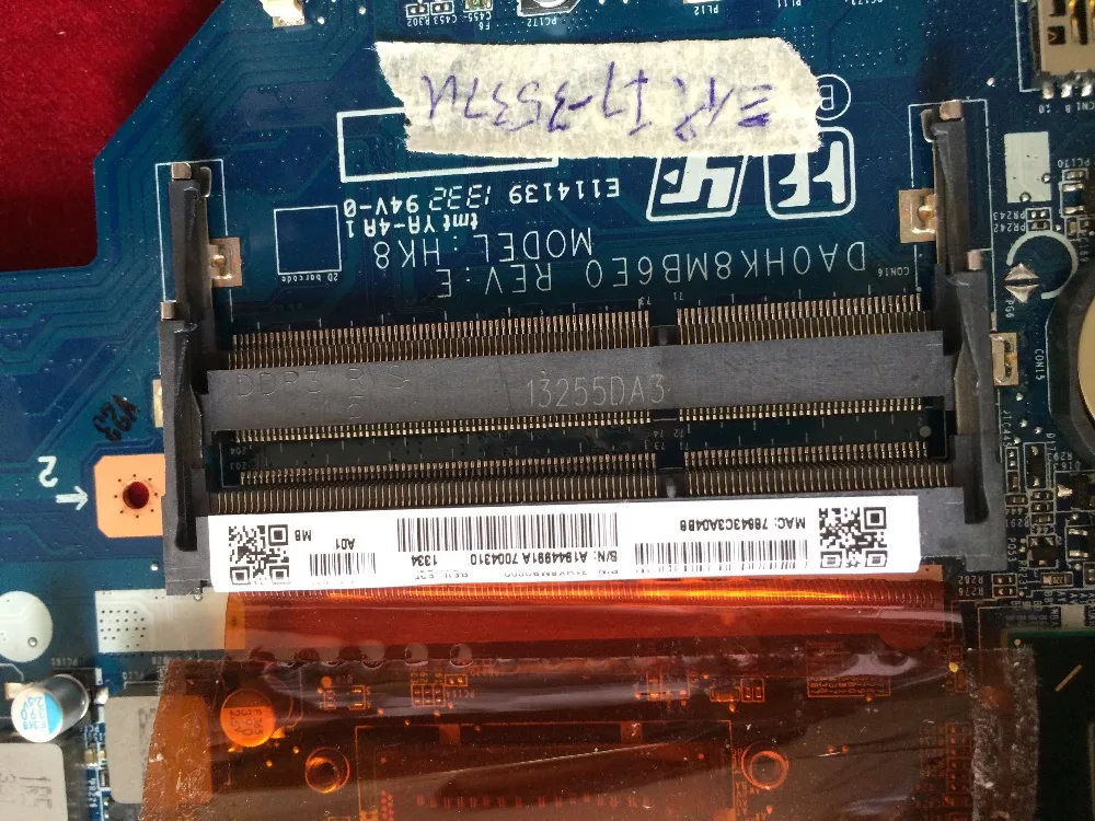 الأصلي لسوني فايو Svf142c291 اللوحة المحمول مع I5 وحدة المعالجة المركزية DA0HK8MB6E0 A1944991A اختباره بالكامل