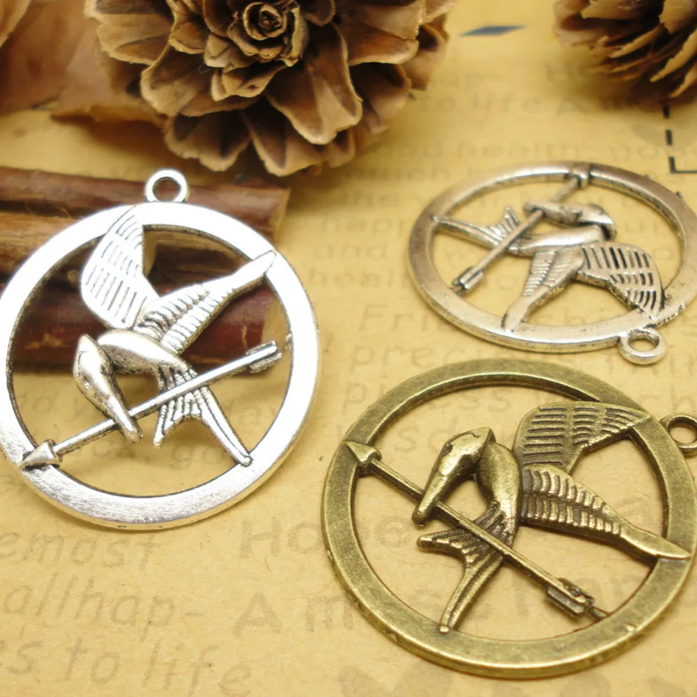 Hunger Games Label Infinity Nomination Bracelet And Charms Antique Silver &  Braided Leather Wrap Fashion Jewelry Wholesale From Gonggu, $21.25 |  DHgate.Com