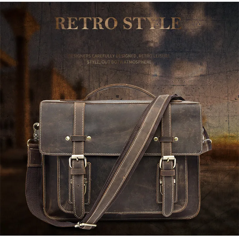 genuine leather men briefcase (1)