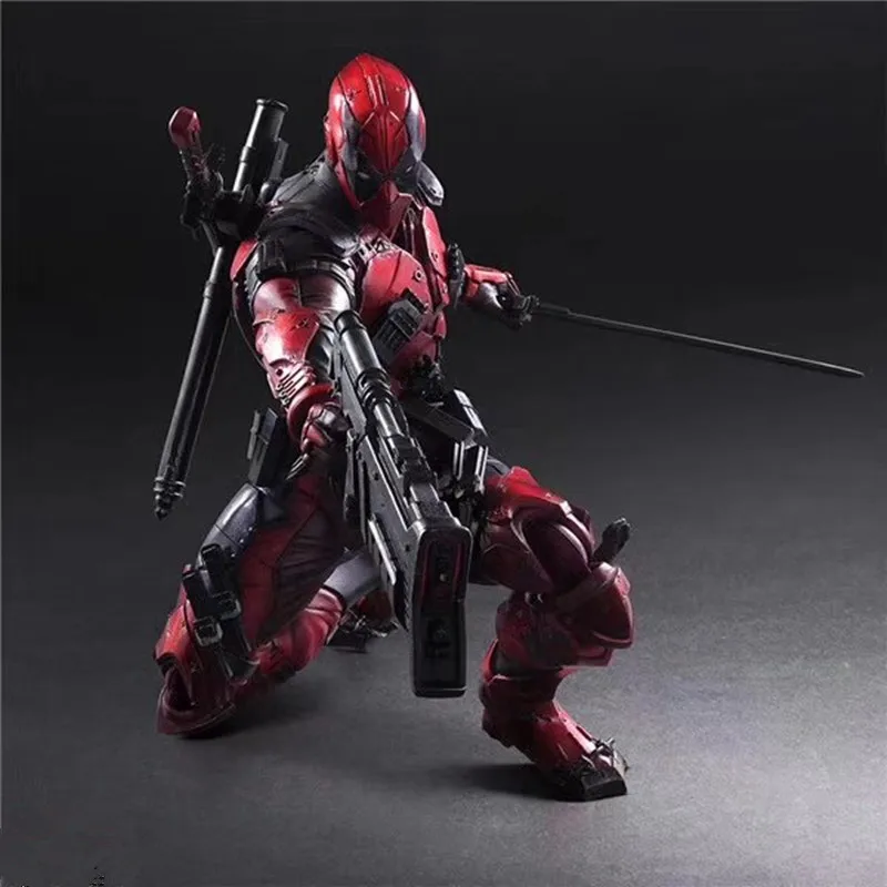 

26cm Play Arts Deadpool Action Figures Doll Super Hero X-Man Playarts PA Deadpool Jointed Toy Kids Boy Christmas Gift