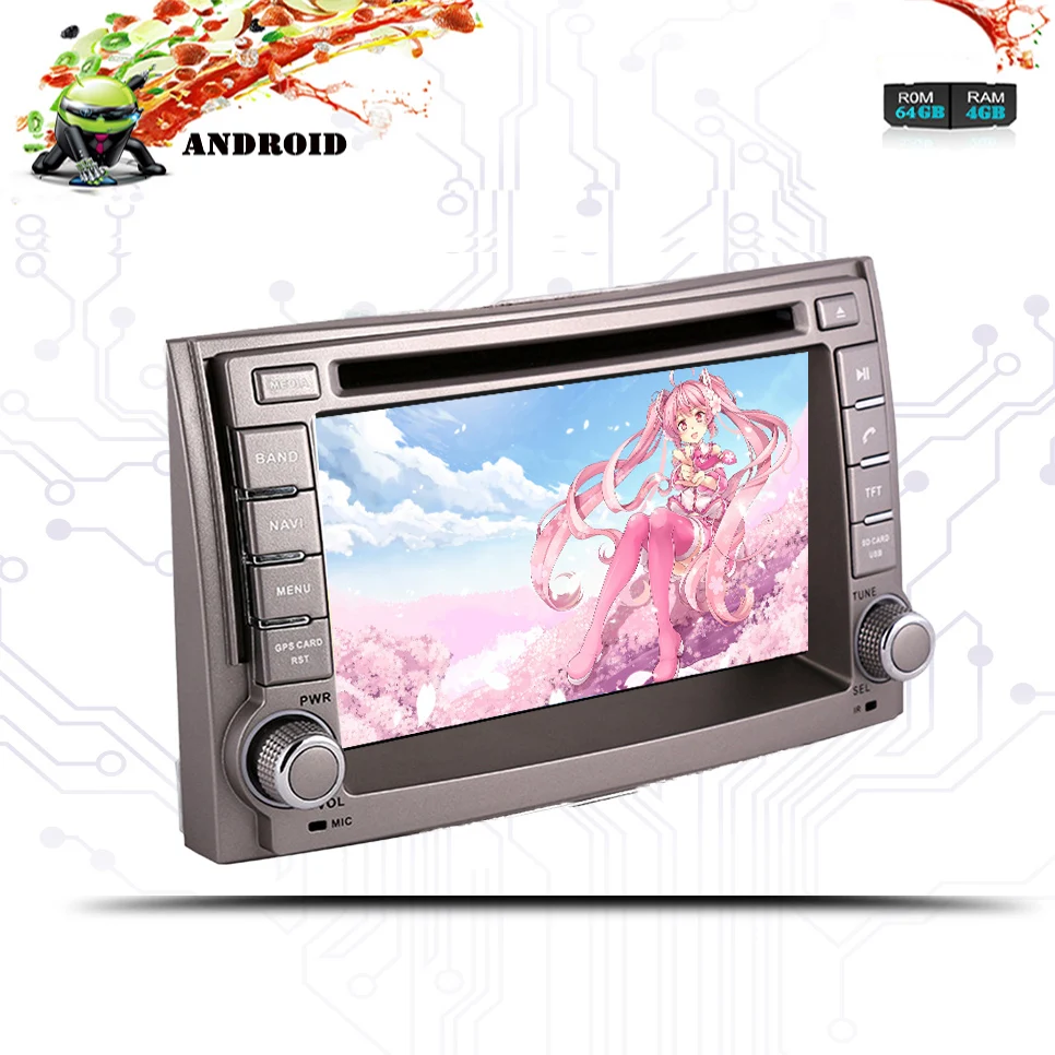 Android 10 08 Core 4 Гб RAM 64 ГБ для Hyundai I20 2008 2009 2010 2011 2012 2013 автомобильный DVD плеер навигация