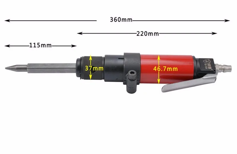 pneumatic air shovel spade chisel pickax4