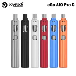 Оригинал Joyetech eGo AIO Pro C комплект 4 мл анти-протекающий атомайзер все-в-одном eGo AIO Pro C комплект питание от 18650 ячеек испаритель