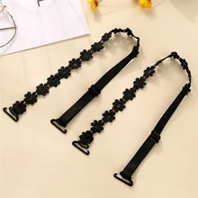 Плечевой цветочный кружевной бюстгальтер с бретельками Сменный пояс для нижнего белья женский интимный декоративный бюстгальтер аксессуары