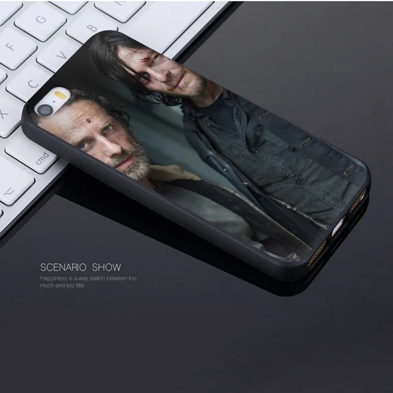 Чехол MaiYaCa the walking dead Coque Shell для телефона iphone 11 Pro 8 7 6 6S Plus X 5 5S SE, чехол XS XR XSMAX - Цвет: 4