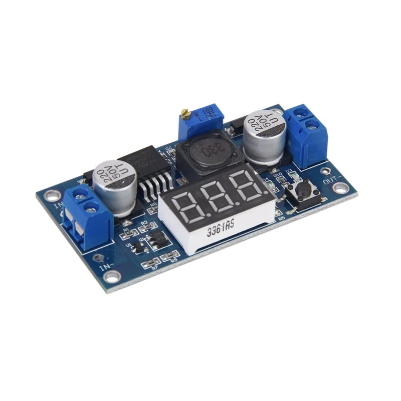 

LM2577 DC-DC adjustable step-up power supply module 3-digit display