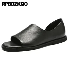 Мода плоские кроссовки пляж водонепроницаемый повседневная воды Мужские сандалии кожаное лето итальянский обувь воздухопроницаемый дизайнер надевать Runway