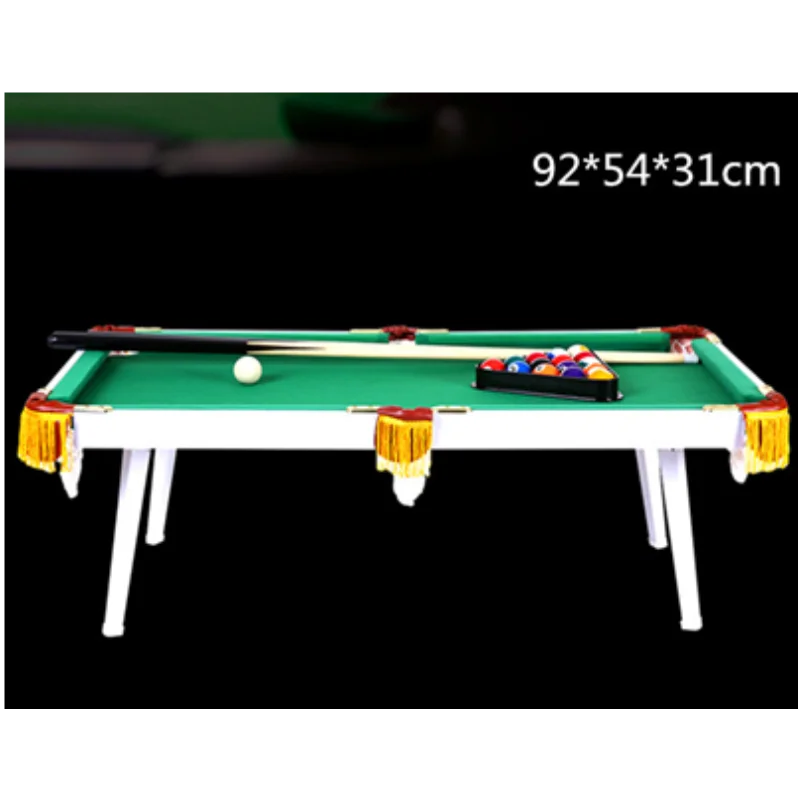 

Oloey 92*54*31cm Unfolded Tabletop Pool Table Desktop Billiards Sets Children's Play Sports Balls #Table002