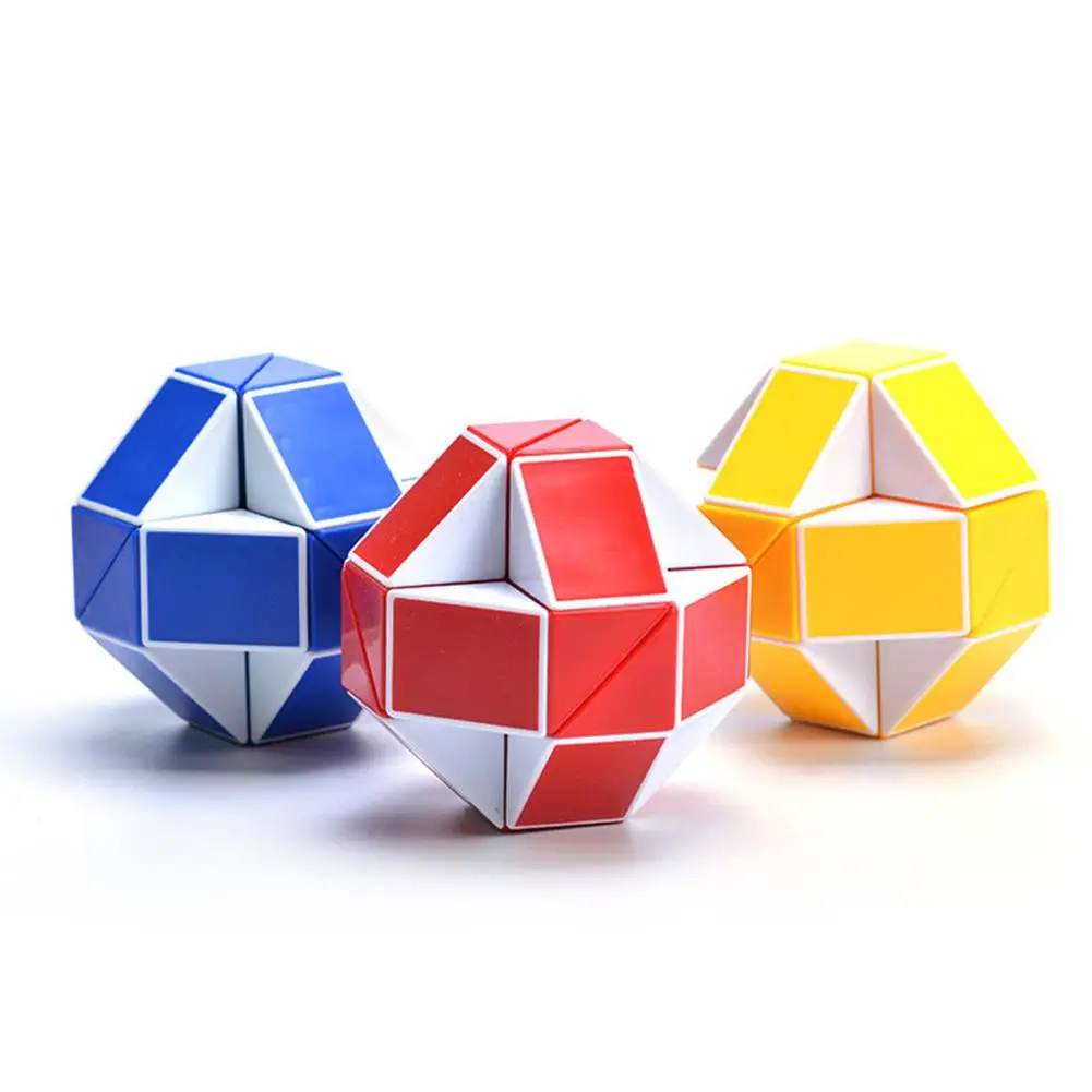 

1PC Kids Student Educational Variety Twisting Magic Cube Game Puzzle Toy Random Color