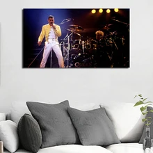Sacha Baron Cohen Freddie Mercury Canvas Painting Print Living Room Home Decor Modern Wall Art Oil Painting Poster Salon Picture Sacha Baron Cohen Freddie Mercury Canvas Painting Print Living Room Home Decor Modern Wall Art Oil Painting Poster Salon Picture