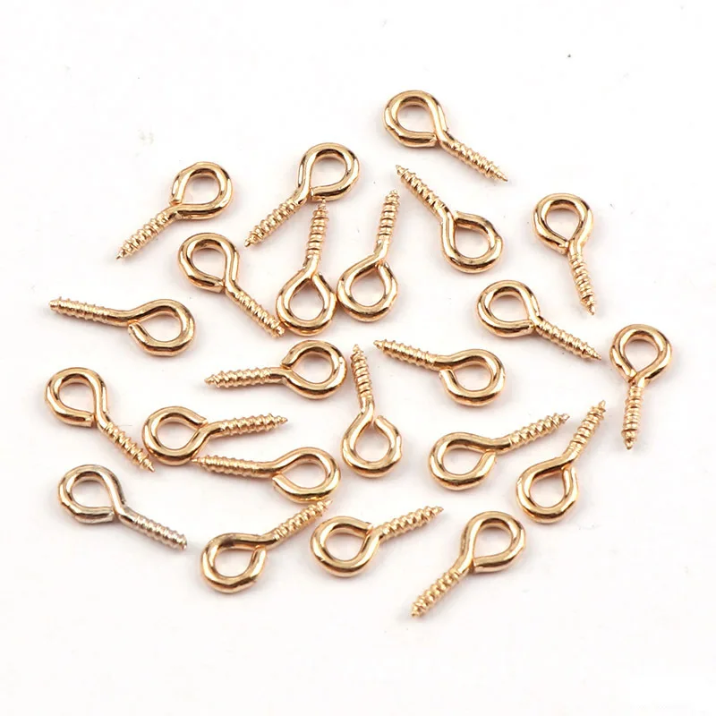 100 шт./лот DIY4x8mm маленькая овчина для глаз гвозди аксессуары ювелирных изделий с