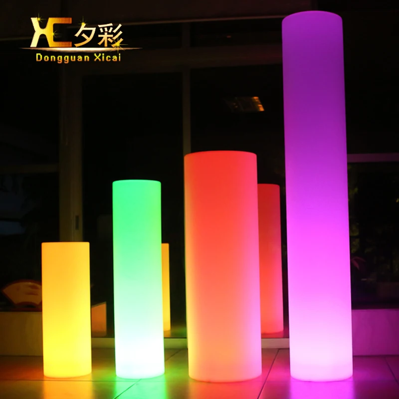 Chargeable Remote Control Illuminated Led Floor Lamp Home