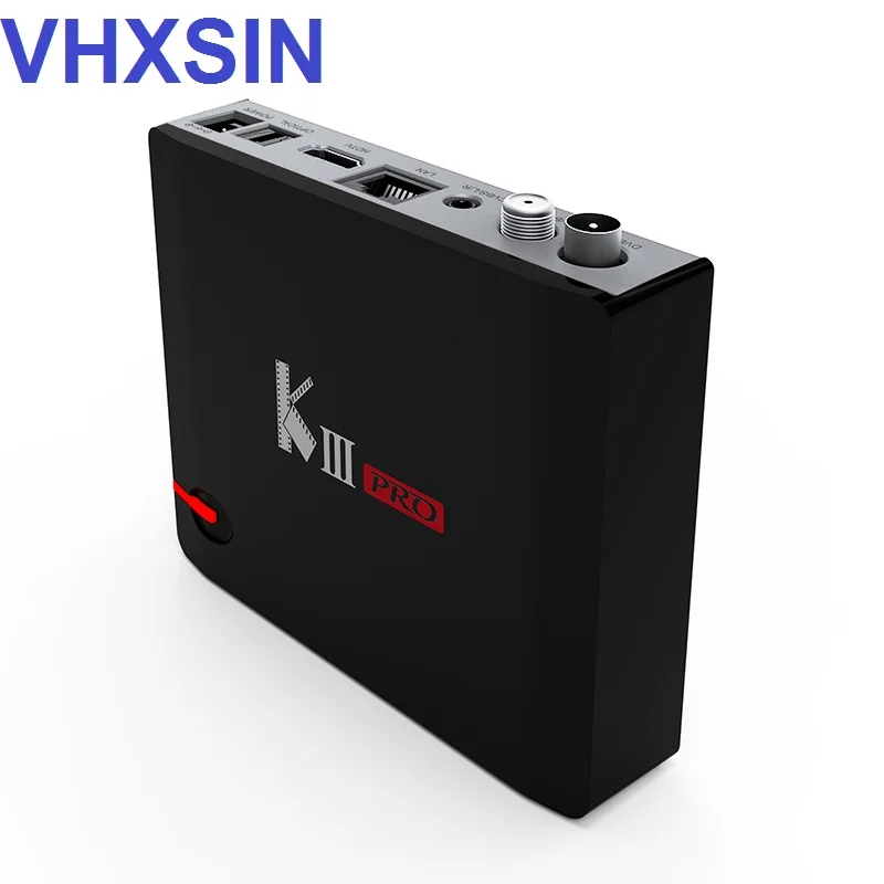 ТВ-приставка Mecool kiii pro Android 7 1 Amlogic S912 Восьмиядерный 3 ГБ DDR4 ОЗУ 16 Гб ПЗУ Dvb-t2 Dvb s2 T2 C