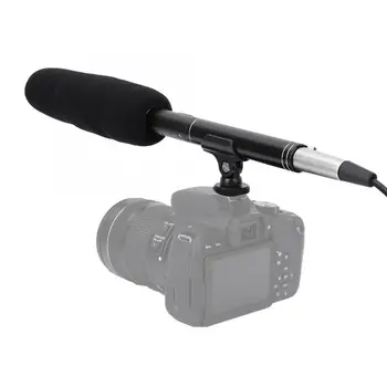

Microfone Sem Fio Studio Microphone YC-CFM360 Portable Stereo Recording Microphone For Mobile Phone DSLR Camera Camcorder