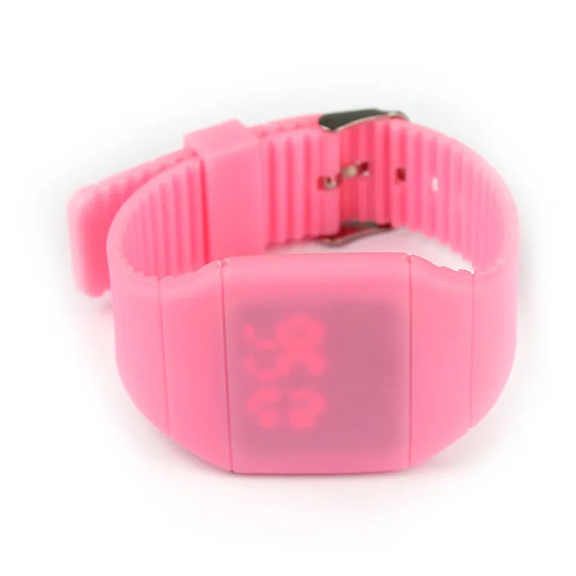 Идеальный подарок водонепроницаемые мужские женские цифровые светодиодный сенсорный спортивный силиконовый браслет наручные часы Levert Прямая поставка января-17