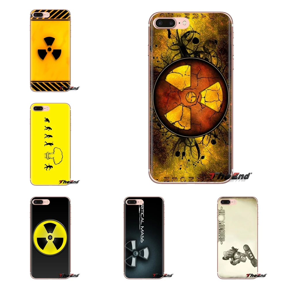 

For iPod Touch Apple iPhone 4 4S 5 5S SE 5C 6 6S 7 8 X XR XS Plus MAX Nuclear Danger Soft Transparent Cases Covers