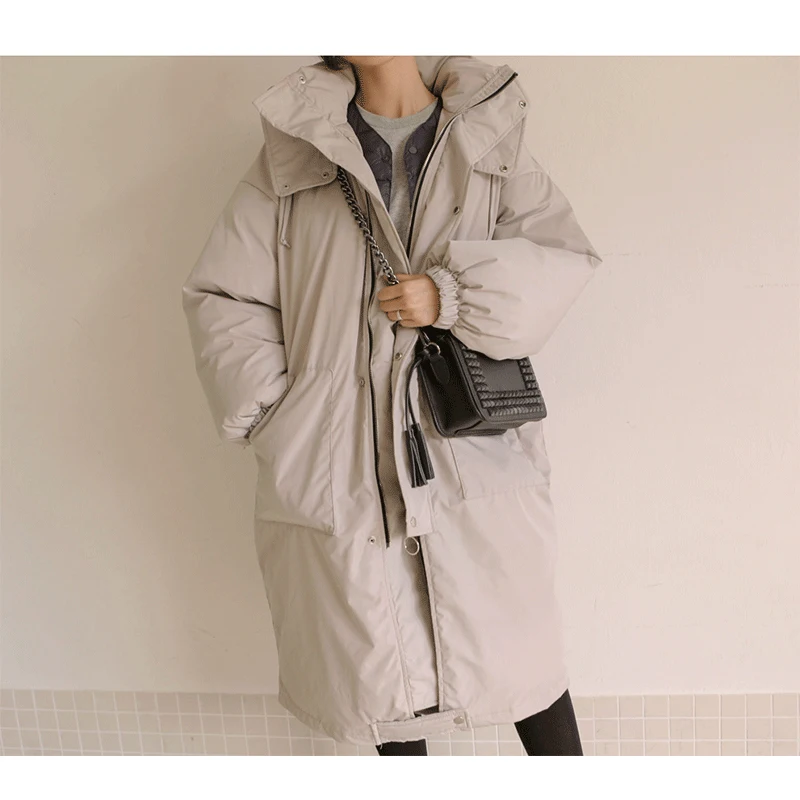 Plus Size Women Winter Jackets Casual Coat Women Hooded Long Parkas Thicken Warm Cotton Padded Female Parkas Mujer A402