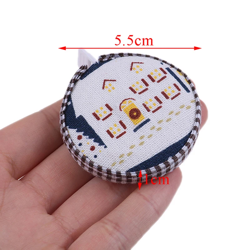 

150CM/60inch New Portable Retractable Ruler Tape Measure Fabric Covered Tailor Ruler Sewing Tools Accessories