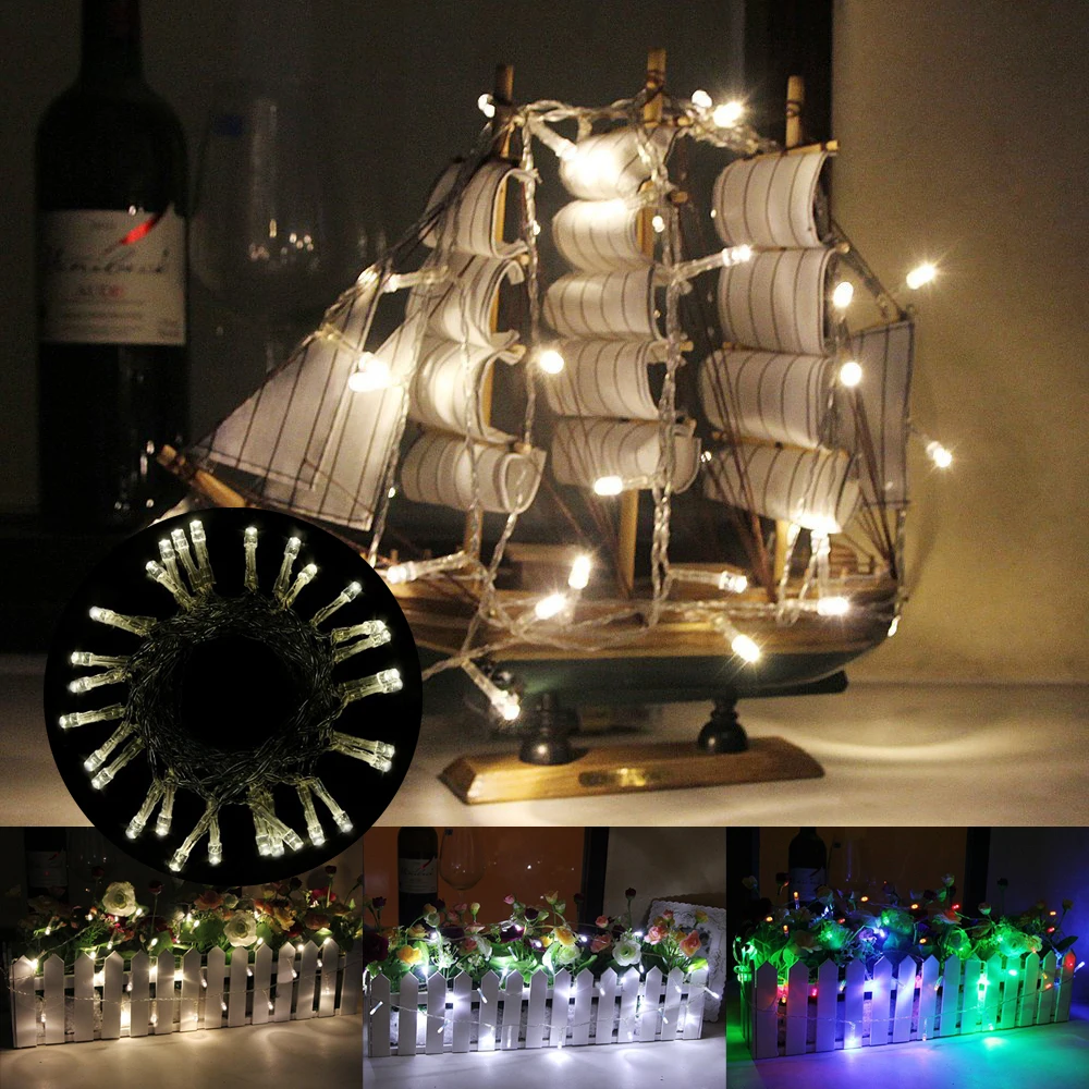 

F5 Led String Lights Powered By 3AA Battery 1m/2m/4m/10m Decoration LED for Wedding Christmas,Party Garland