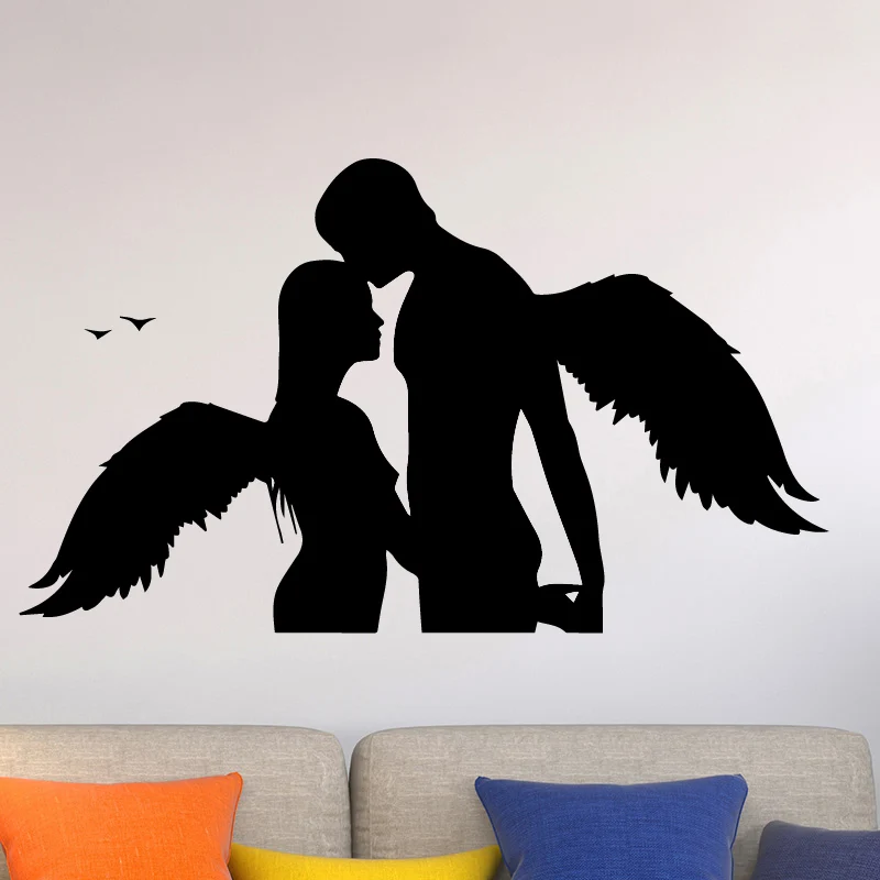 

European-Style Angel Stickers Home Decoration Nordic Style Home Decoration For Living Room Bedroom Decoration Accessories Murals