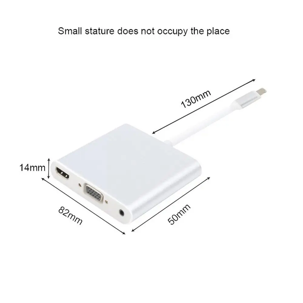 Видеоадаптер для iphone 6 6S 7 Plus 5 8 pin HDMI ТВ VGA|video adapter|audio convertervga audio |