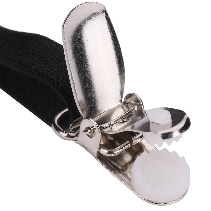 Black Punk Mens Shirt Stays Garters Leg Thigh Elastic Garter Belt