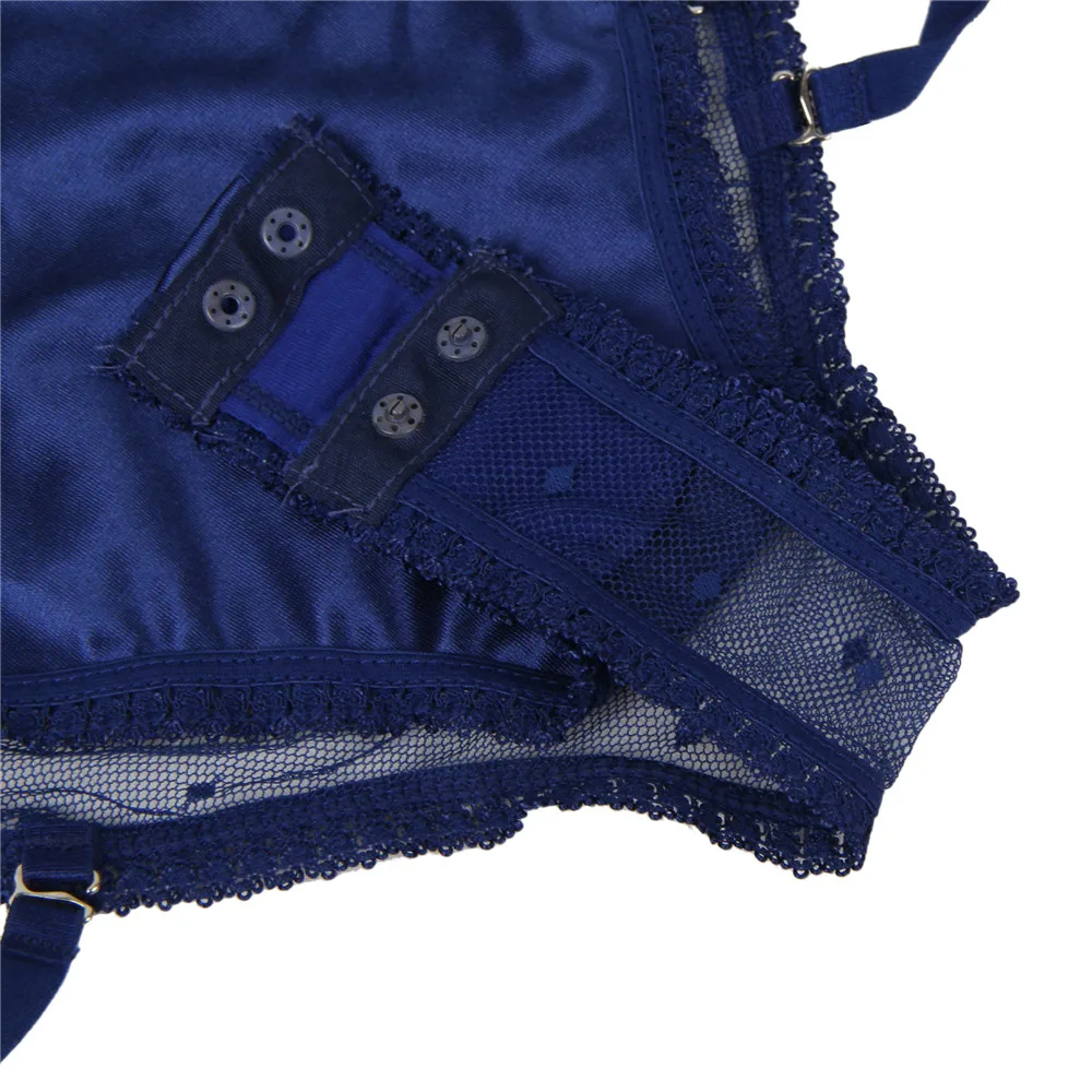 Comeonlover сексуальное боди люкс сатиновое кружево сшивание сексуальная одежда боди прозрачного размера плюс нижнее белье боди сексуальное RI80651