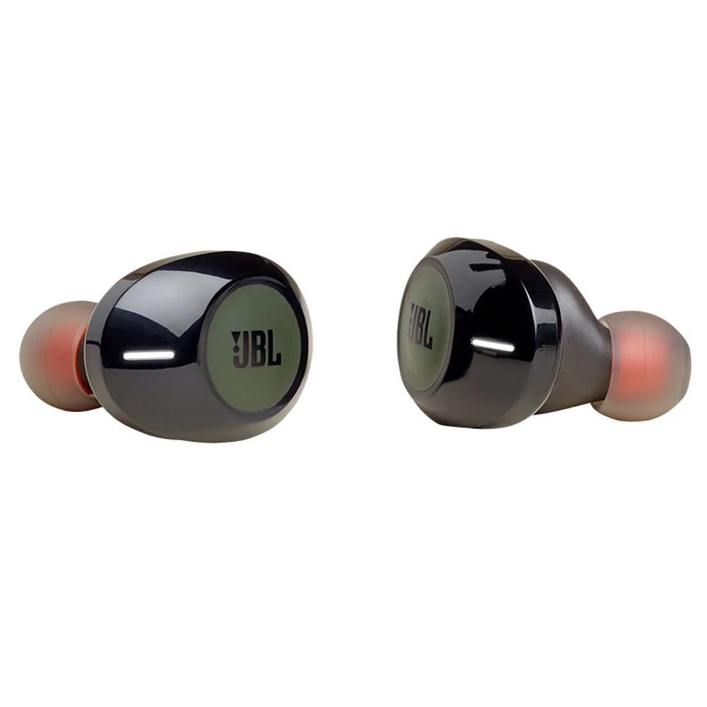 JBL TWS True беспроводные Bluetooth наушники TUNE120 с микрофоном наушники невидимые сенсорные управление спортивные наушники с зарядным чехлом