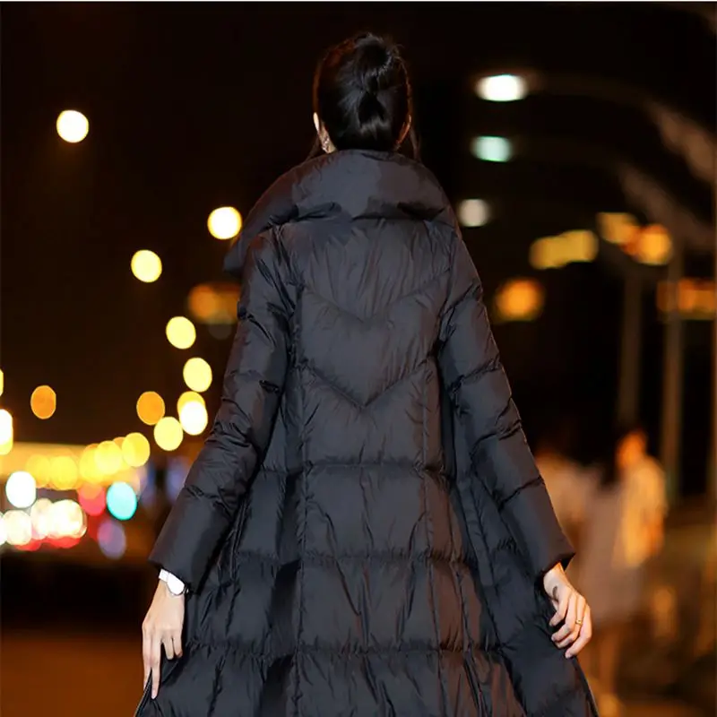 2017 New Style Winter Jacket Women Down Coat High quality Female Parka Warm Fashion Solid color Long Outwear Coat LADIES327