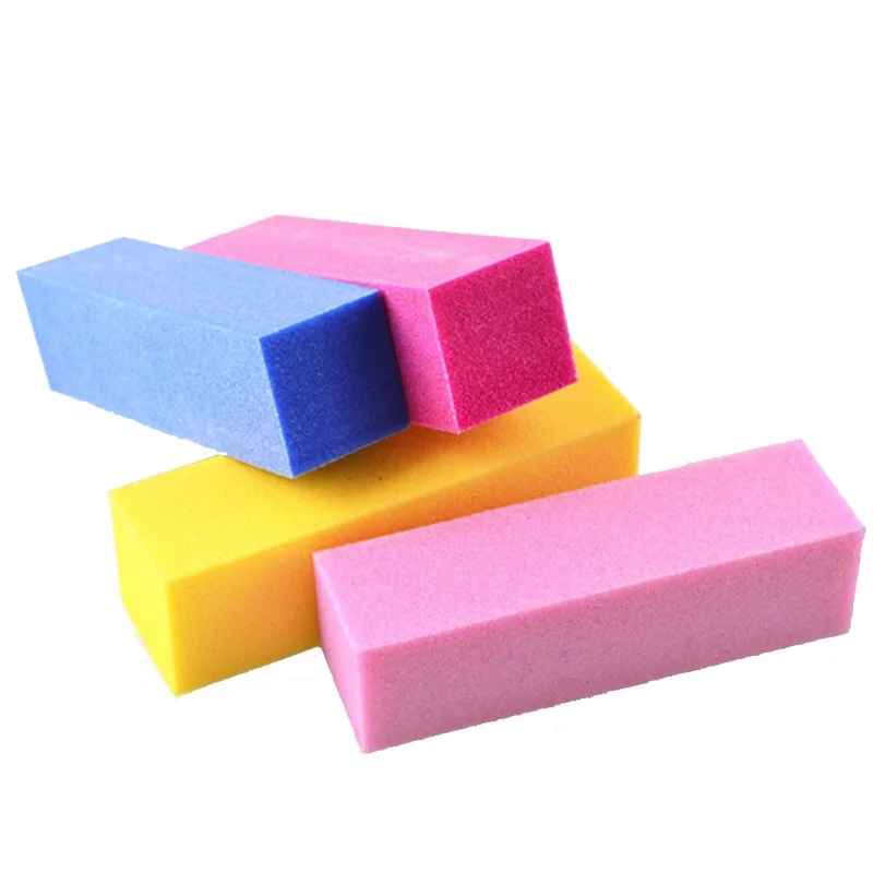 

4pcs/Lot Buffers Nail Files Care Block Sanding Polish Nail Art Tools Colour Sponge Sanding Buffer Block Nail DIY Diagnostic-Tool