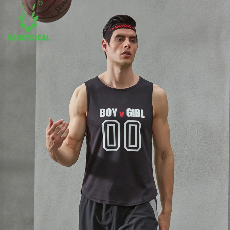 

Men's Sleeveless Basketball Jerseys Quick Dry Running Jogging Vests Man Football Training Tank Tops