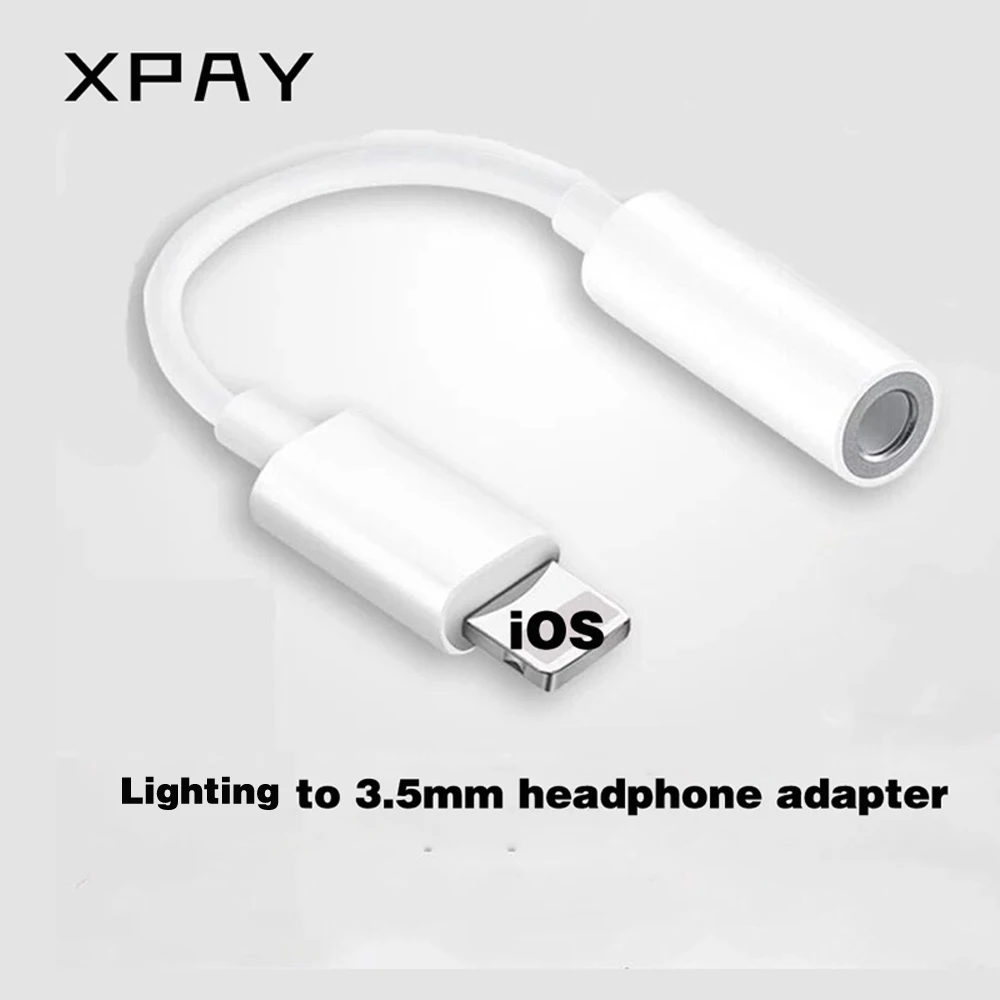 

3.5mm Aux Headphone Jack Audio Adapter for iPhone X 7 8 plus IOS12 Lighting Plug Play Music Audio USB Converter Earphone Adapter