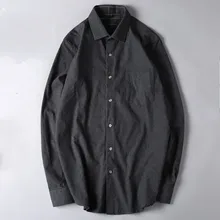 Черные синие весенние мужские рубашки размера плюс 6xl 7xl, хлопок, военные мужские рубашки с длинным рукавом, одноцветные шерстяные рубашки с отложным воротником
