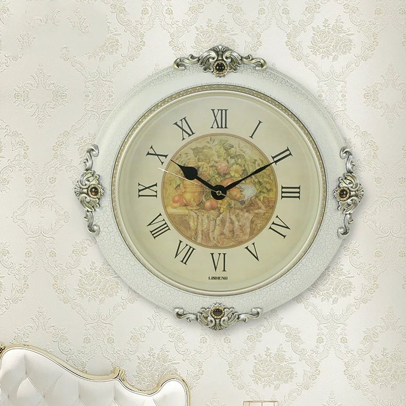 

Art European Large Creative Wall Clock Modern Design Living Room Decorative Clock American Clock Office Kitchen Home Decor 4C236
