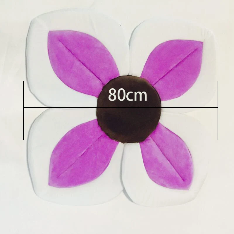 Baby Shower Soft Seat Blooming Flower Newborn Bath Mat New 4 - Piece Baby Petal Bath Tub Folds Babys Petal Baths Tub