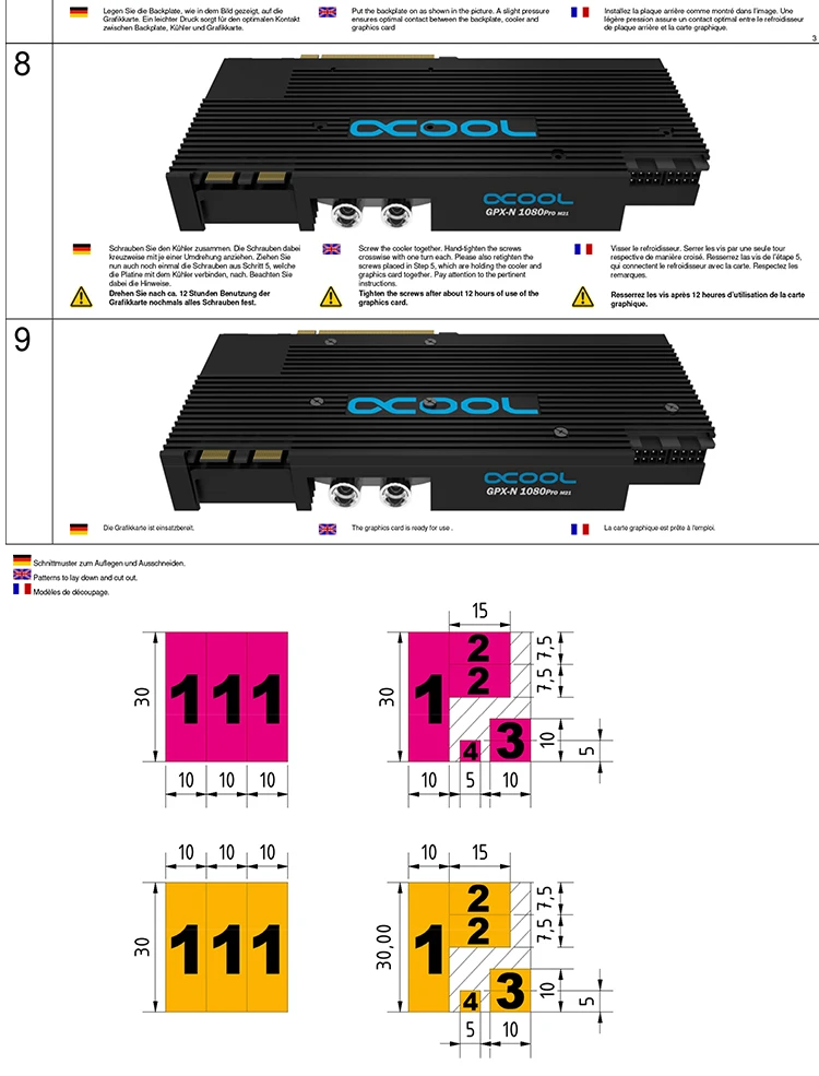 Оригинальная Встроенная видеокарта Alphacool с водяным охлаждением для Gigabyte AORUS Geforce GTX 1080/1080 Ti xtreme edition