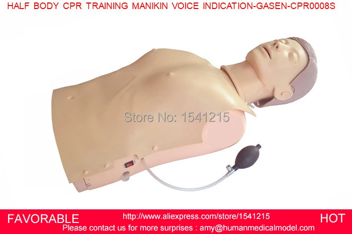 

ADVANCED ADULT HALF BODY CPR TRAINING MANIKIN,FIRST AID MANIKIN,HALF BODY CPR TRAINING MANIKIN VOICE INDICATION-GASEN-CPRM0008S