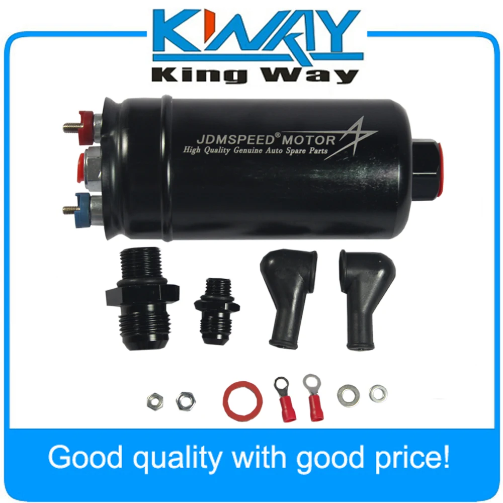 Free Shipping Brand New 380LPH Inline External Fuel Pump 10AN Inlet