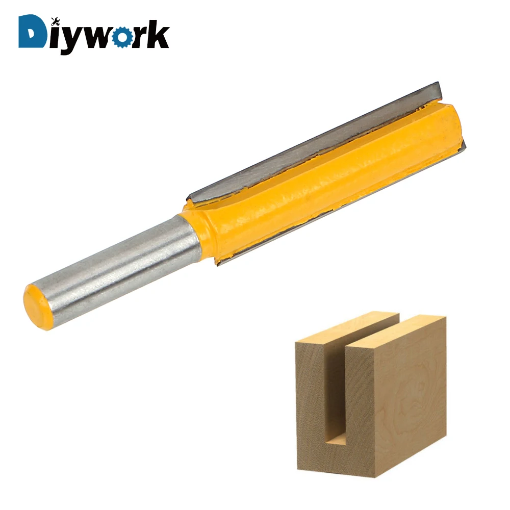 DIYWORK Shank Extension Drill Bit Wood Edge Cutting Router Bits