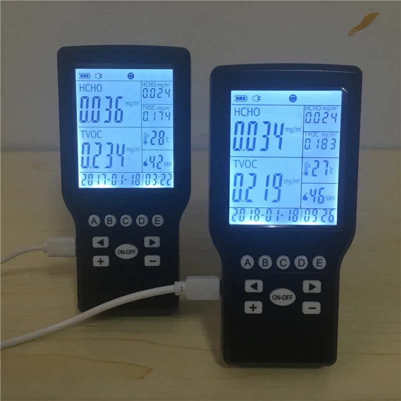 

air ae steward small-sized formaldehyde meter formaldehyde test board portable formaldehyde sensor 3 in 1 digital formaldehyde