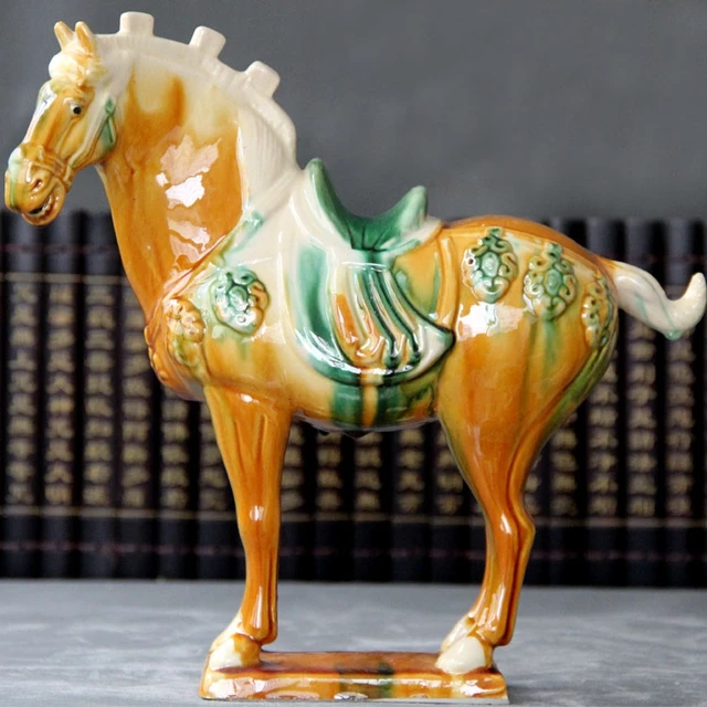 Vintage Porcelain Horses Figurine Decor Collectible Japan agrohort