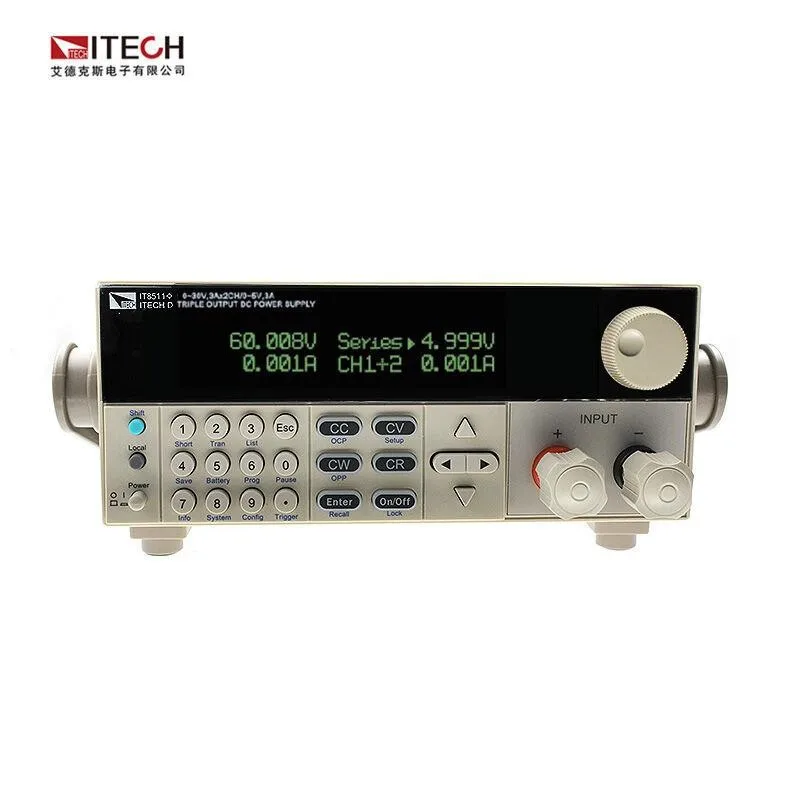 

ITECH IT8511+ 120V/30A/150W Single-Channel Programmable Electronic Load DC Electronic Load